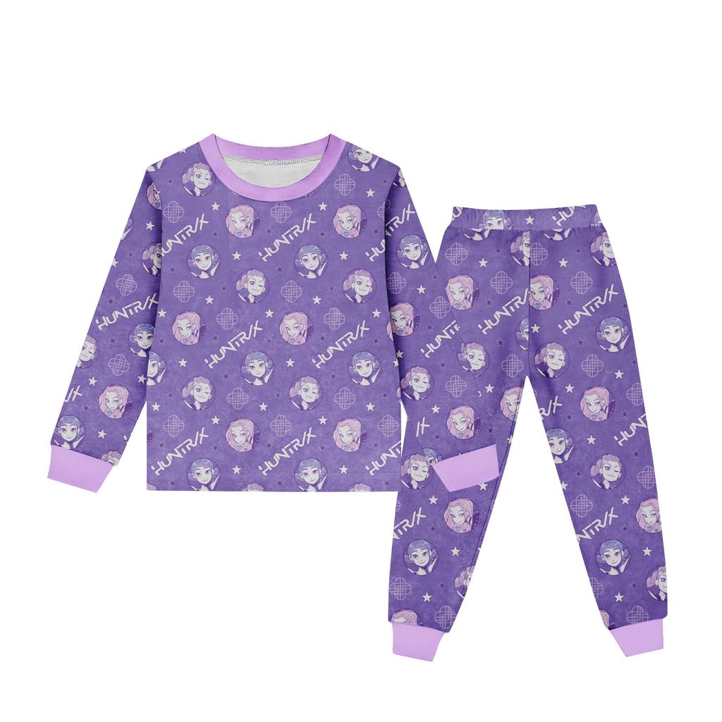 Детский костюм с круглым вырезом и длинными рукавами в стиле мультфильма