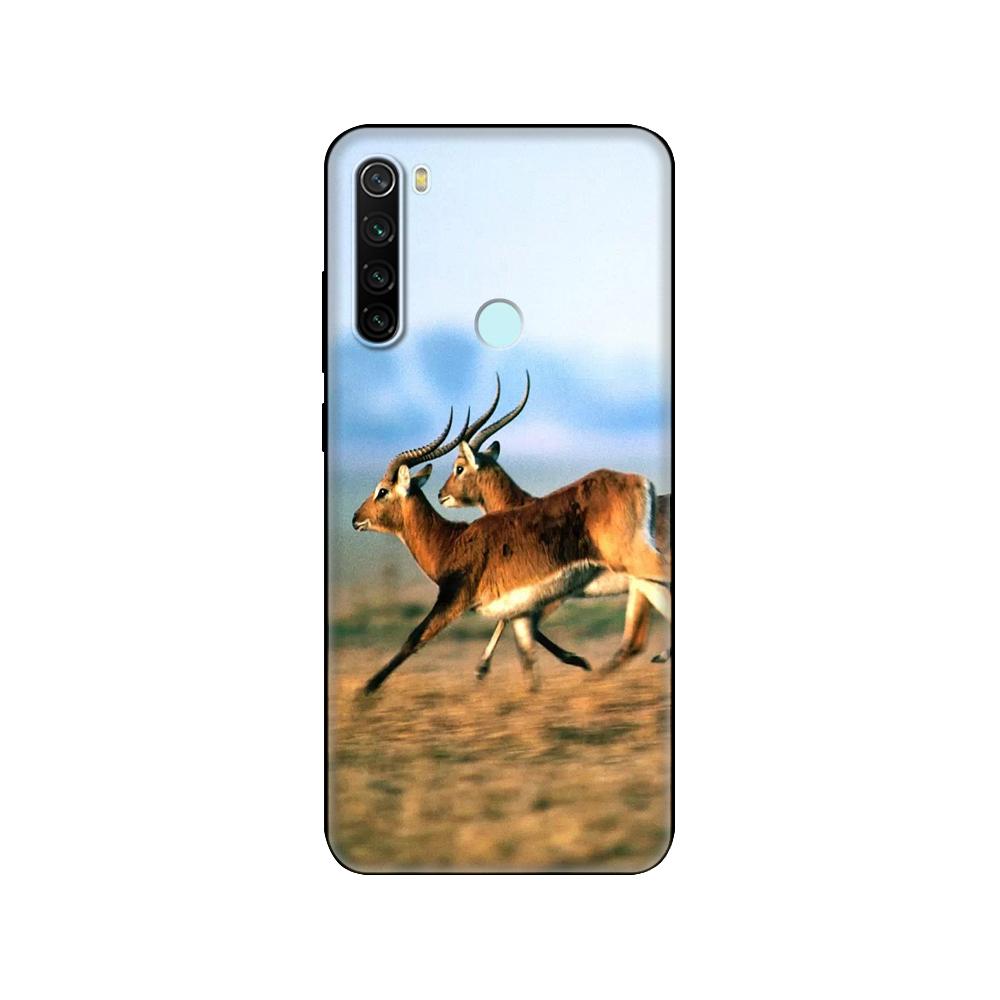 Чехол для xiaomi Redmi Note 8T, мягкий силиконовый чехол для xiaomi Redmi Note 8, чехол T Fundas для Redmi Note 8 PRO, черный чехол из ТПУ