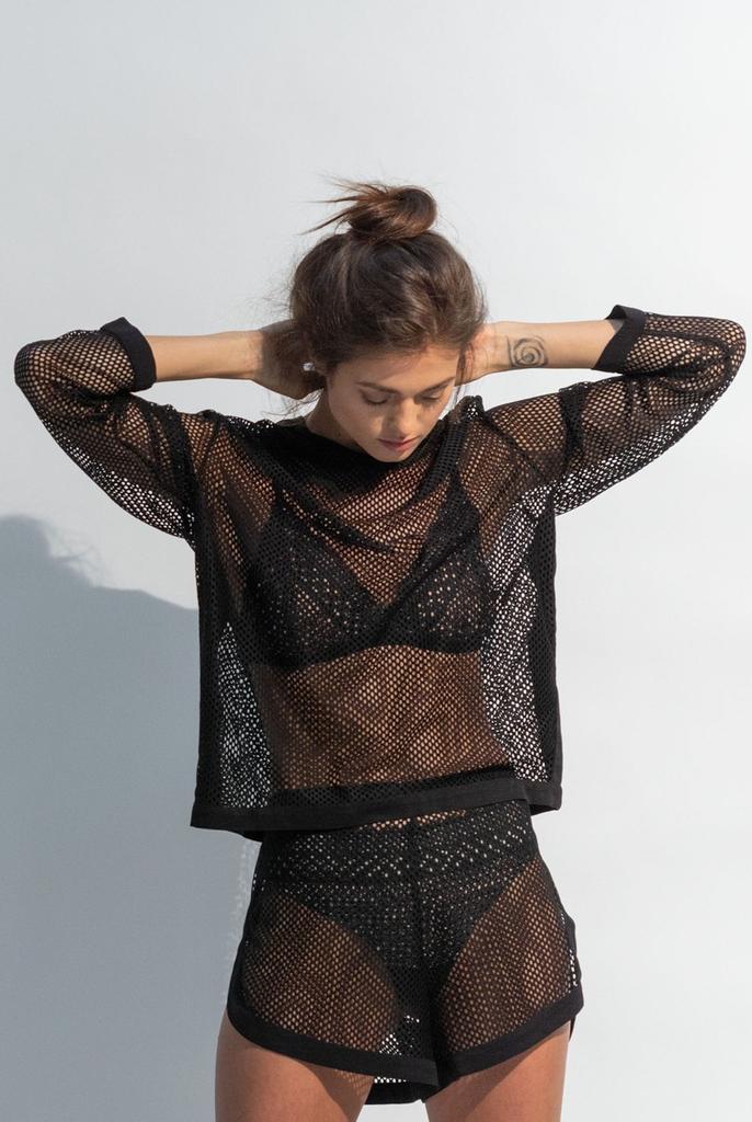 211202-03 Nokaya Дерзкая Сеть Худи Черный NOKAYA (91608)