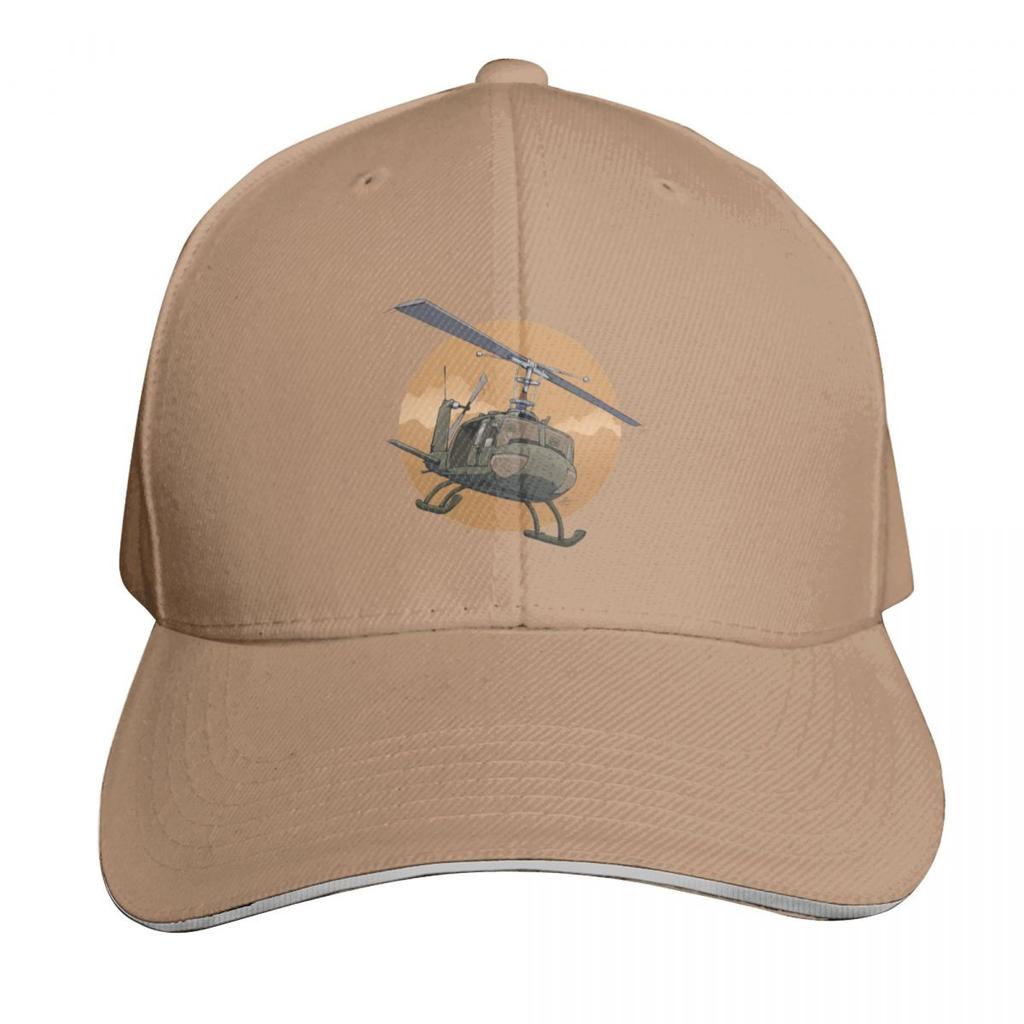 Uh1 Huey Baseball Cap Quick Dry Performance Cotton Twill Breathable Contrast Two Tone Brim