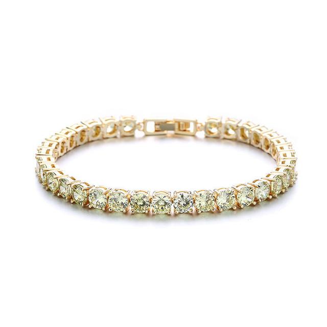 Новый браслет из стерлингового серебра 925 пробы с бриллиантами и позолотой, новый браслет с темпераментом