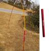Red/Silver Outdoor Aluminum Alloy Tent Pole Pipe Single Rod Mending Repair Tube Tent Accessories