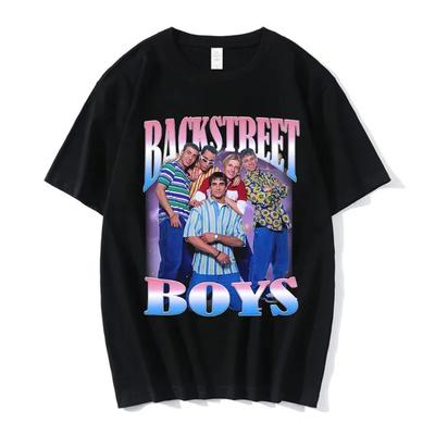 Футболка с графическим принтом Backstreet Boys 90-х винтажная футболка бойз-бэнда мужская женская хип-хоп готика оверсайз футболки уличная одежда