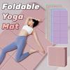 Non-slip Foldable Pilates Mat Multifunctional Fitness Cushion Foldable Yoga Mat  Beginner Workout