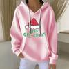 Women's Fashion Casual Christmas Angel Print Pullover Long-Sleeve Sweatshirt