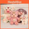 Pig Into Turn Cat Bear Dog Plush Toy Stuffed Animal Doll Bedroom Decoration