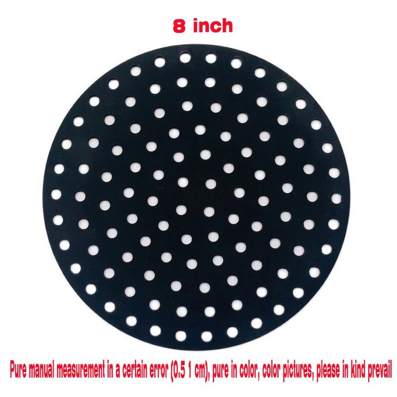 Reusable Air Fryer Silicone Mat Non-stick Baking Mat Pastry Tools Bakeware Oil Mats Cake Grilled Saucer Kitchen Accessories