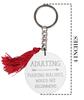 Inkdotpot Funny Keychain, Adulting Not Recommend Acrylic Engraved Keychain, Funny Adult Sarcastic Novelty