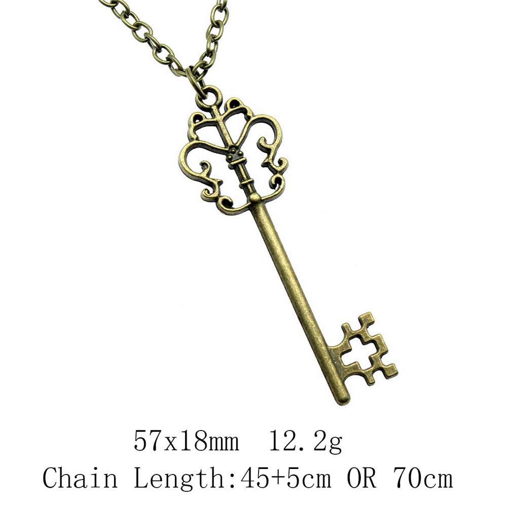 Ожерелья на годовщину свадьбы, женские полые смоляные фоторамки, ключи, длинная цепочка, ожерелье для рюкзака, цепочка, ожерелье