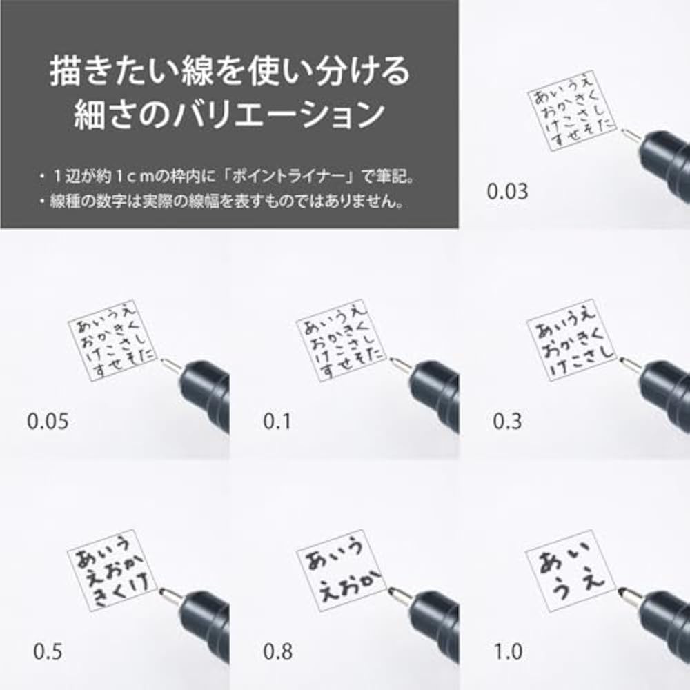 Pentel Водостойкий Капиллярный Маркер Линер 0.03мм Черный 10шт S20P-03AD (10)