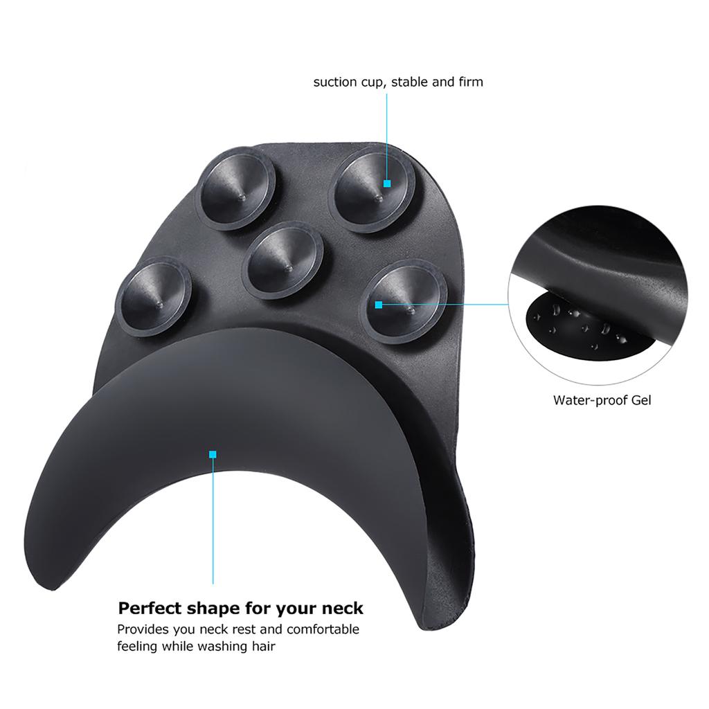 Bestauty Shampoo Bowl Gel Neck Rest Cushion Hair Salon Shampoo Bowl Neck Pillow Gripper Hair Washing Sink Basin Tool