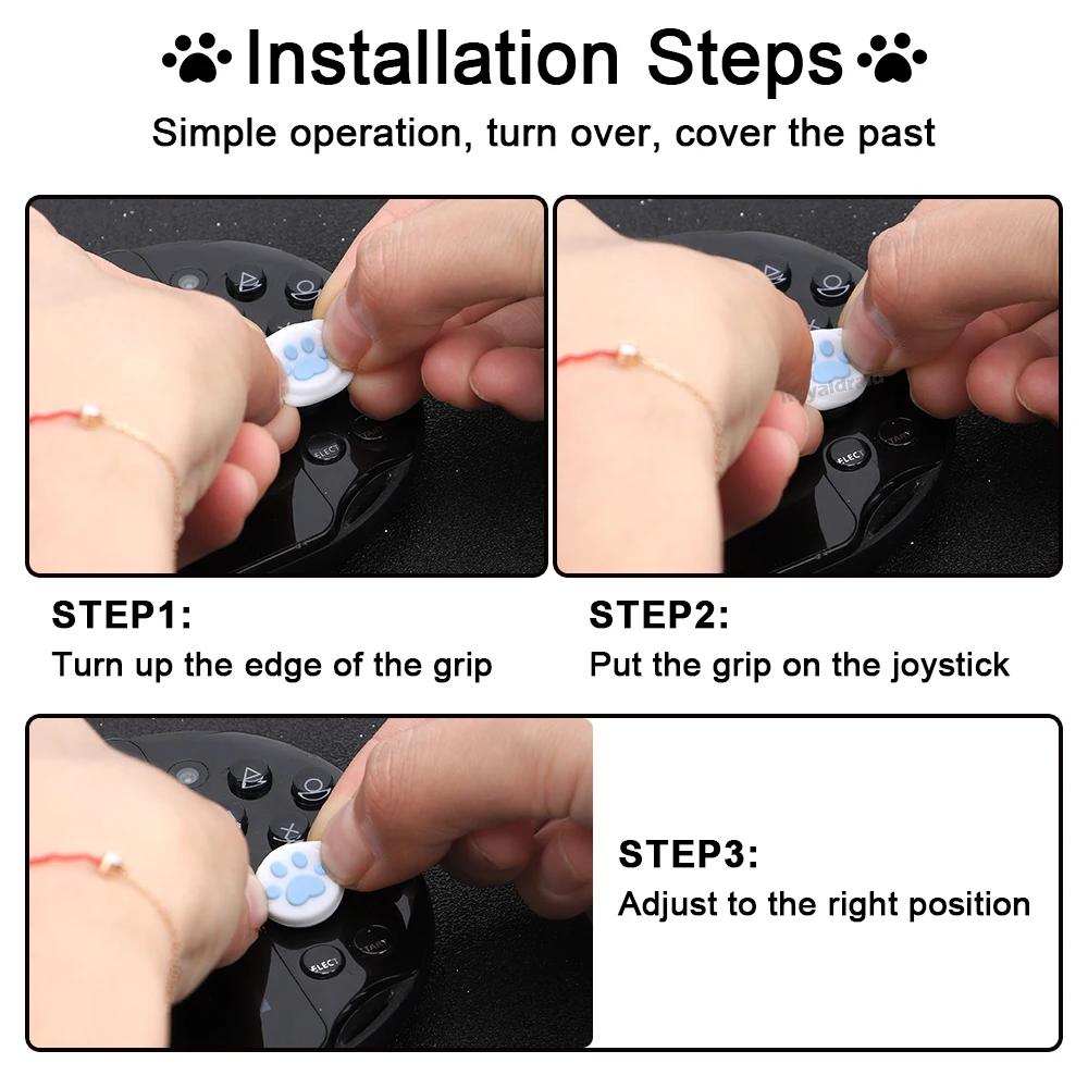 НОВЫЙ 4шт/комплект силиконовый чехол для джойстика аналоговый защитный чехол для Playstation Psvita PS Vita PSV 1000 2000