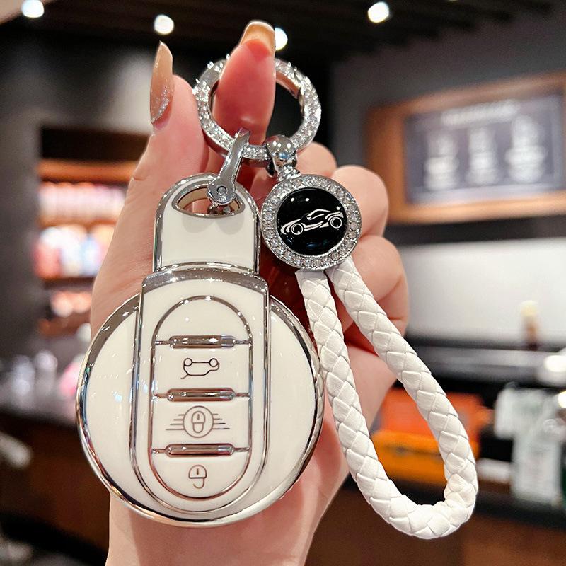 Applicable BMW Mini Key Case Countryman Cooper Key Case f54f55f56F60 Shell Ring Female