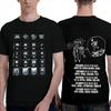 Radiohead 2025 Черная футболка с туром Модные футболки рок-группы Мужские Женские Хлопковые Свободные Топы Уличная одежда Летняя Одежда с коротким рукавом