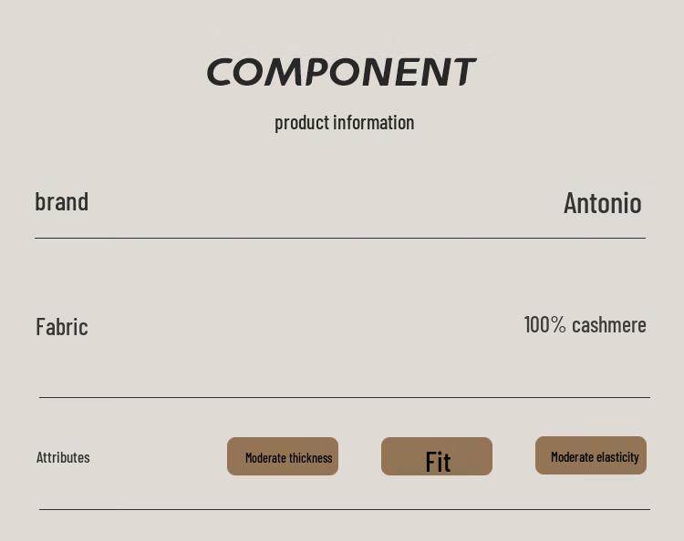 Мужской свитер Antonio из 100% кашемира на молнии