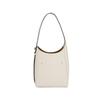 Кожаная сумка-хобо с логотипом Romy Женские сумки Светло-кремово-белый 175172-921