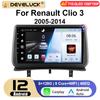 Android 12 Автомобильное радио для Renault Clio 3 2005 -2014 2 Din GPS-навигация Carplay Auto Stereo интеллектуальные системы Smart Autoradio