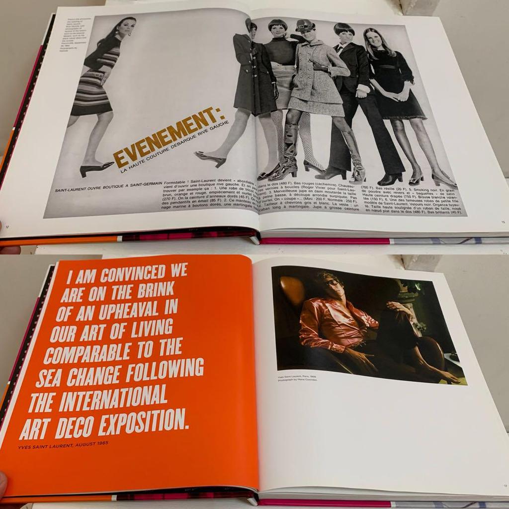 [Б/У] Книга модной коллекции SAINT LAURENT rive gauche