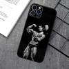 Arnold Schwarzenegger Fitness  Phone Case For Apple iPhone 15,14,13,12,11,XS,XR,X,8,7,Pro,Max,Plus,mini Silicone Black Cover