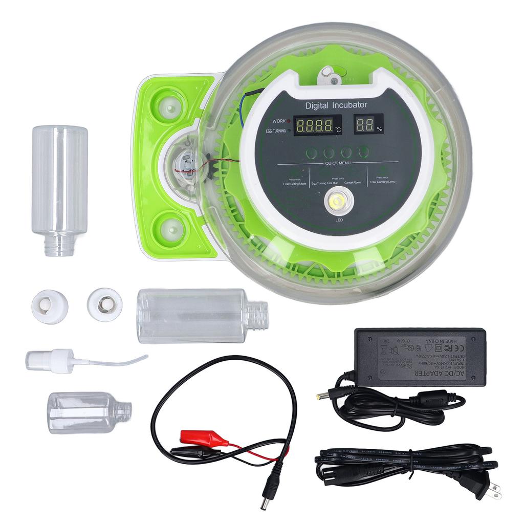 Инкубатор для яиц Автоматический поворотный механизм Стабильный пополнение воды Инкубатор для вылупления птицы