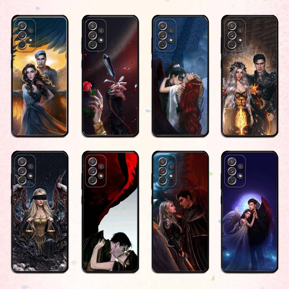 Романтика C-Clubs Игра Мальбонте Вики Чехол для телефона для Samsung S 25,24,23,22,30,21,10,9,Ultra,Plus,Lite,FE,4,5 G Мягкий черный чехол
