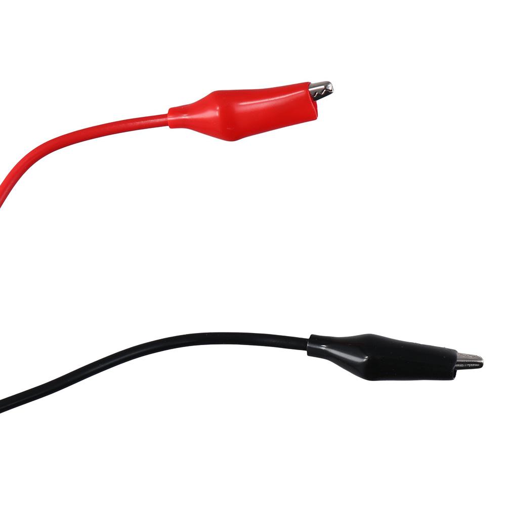 2PCS Copper Banana Plug To Alligator Clip Test Lead Crocodile Clip Multimeter Test Cable  Multimeter