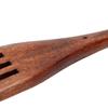 2Pcs Wood Fruit Fork Black Line  Handle Serving Fork Reusable Cooking  Fork  Kitchen Cooking