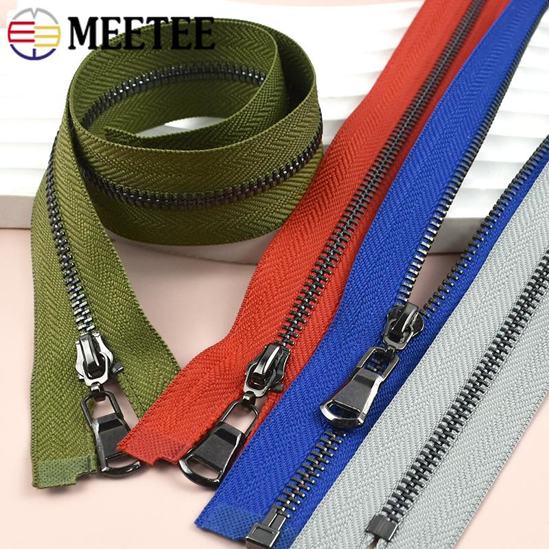 3 шт. Meetee №3 Металлические молнии 15-30 см С закрытым концом 40-70 см С открытым концом Молния для сумки Одежды Декор Застежка-молния Набор для ремонта Швейные аксессуары
