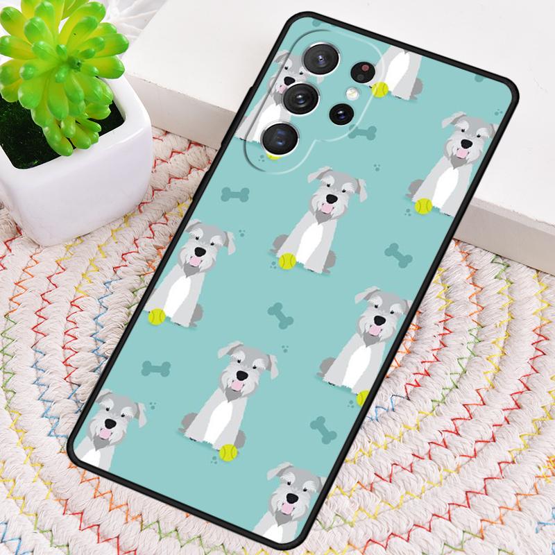 Щенок Шнауцера Собака ТПУ Чехол для Телефона Для Samsung Galaxy note 10 pro S26 S25 S24 S23 S22 Ultra Plus S21 FE S20 Ударопрочный Чехол
