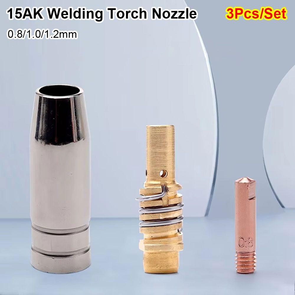 3Pcs/Set New Coating 15AK Welding Torch Nozzle  for 15AK MIG MAG Welding Torch