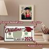 Graduation Gift Money Holder Wooden Class of 2025 Cash Holder Graduation Cash Gift Holder Keepsake for High School College University Graduates