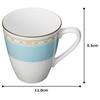Noritake Синяя кружка с гудением, 295 куб. см, безопасна для микроволновой печи, тонкий фарфор, T5355L/1645