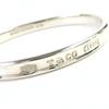 Great TIFFANY&Co. Bangle 1837 Narrow Bangle Bracelet accessories Silver SV925 Women Used