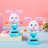 Solar Dancing Figures Car Toy Cute Rabbit Solar Powered Dancing Toys Bobblehead Dashboard Car Interior Accessories Gift For
