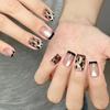 Wearing Nail Advanced Sense Spring and Summer Flash Diamond Butterfly Handmade Nail Piece Spice Girl Wearing Nail Piece