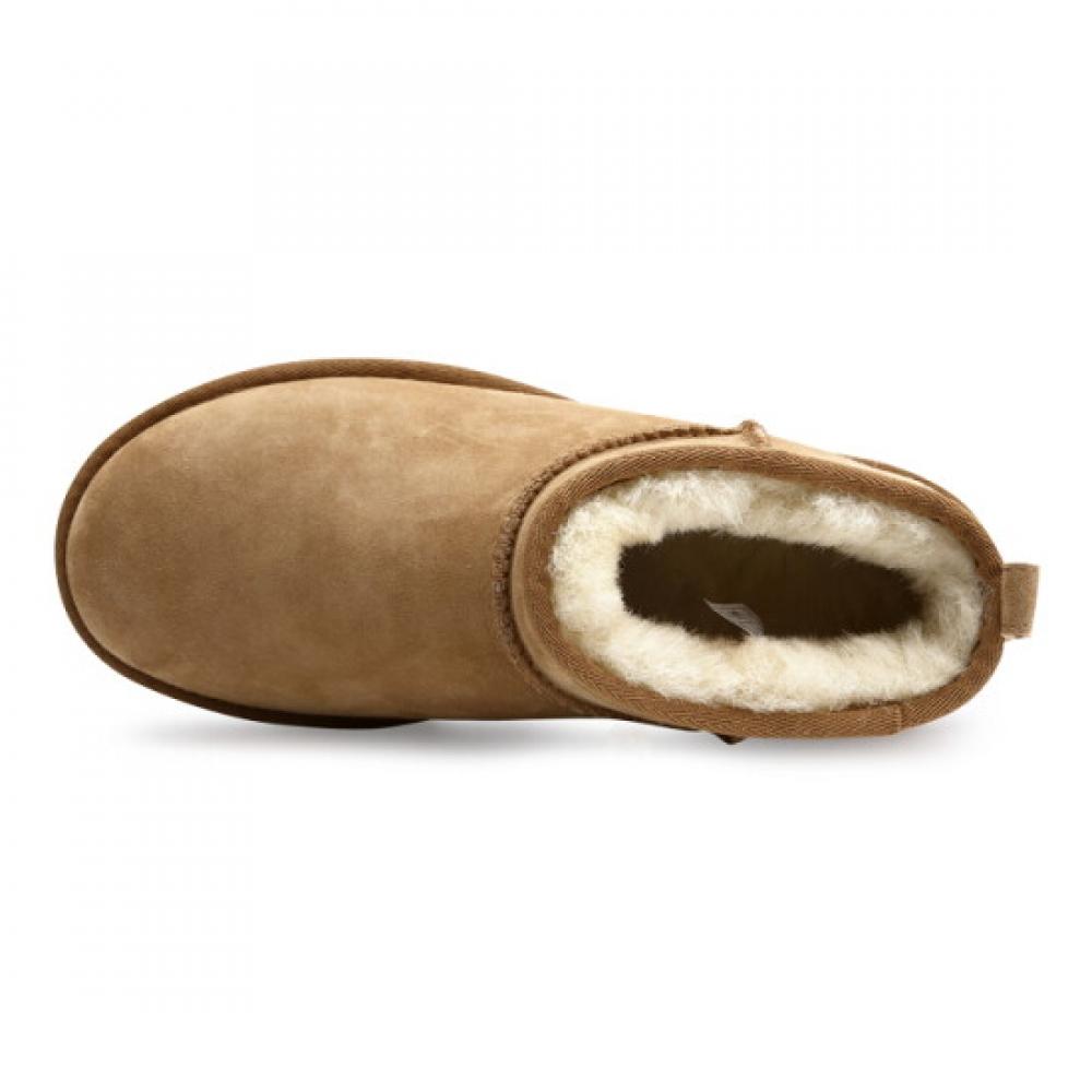 Ugg Women S claSSic Ultra Mini Suede bootS CheStnut 1116109 Che