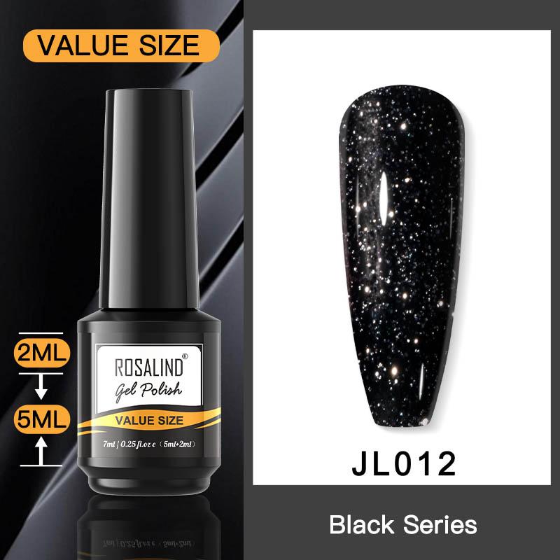 ROSALIND 7ml Soak Off Гель-лак яркий для дизайна ногтей LED / УФ-лампа