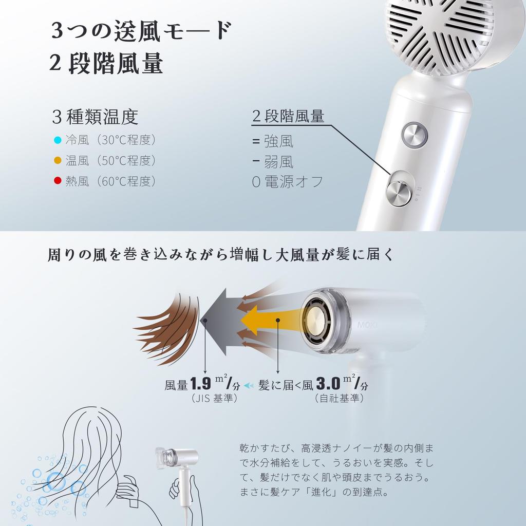 Seconds Quick Mini Hair Large Air Equipped with 200 Million High Concentration of Negative Quick Drying Nozzle 6 Static Constant Temperature Care at