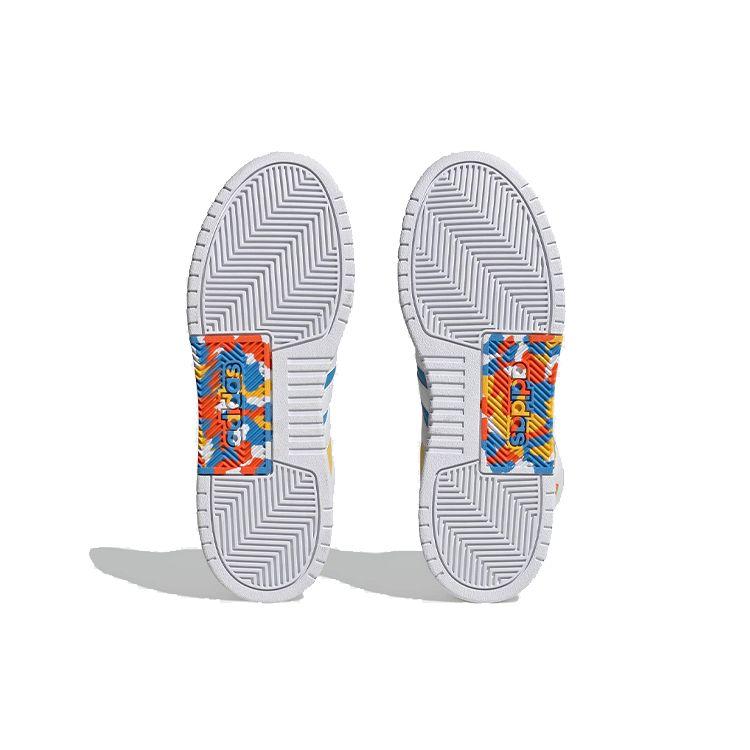 Adidas Neo 100 дБ Средние Кроссовки из Синтетической Кожи Модные Противоскользящие Прочные Высокие Кеды для Скейтборда Женские Кеды для Скейтборда Белые GY4796