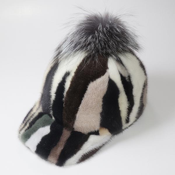 Новая женская шапка из натурального меха норки для взрослых, теплая зимняя бейсболка ручной работы, роскошные женские элегантные стильные теплые кепки