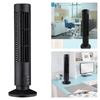 Mini Portable Tower Fan Quiet Bladeless 2 Speed Electric Fan USB Powered Tower Fan Vertical Air Conditioning Fan