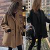 Women's Autumn And Winter Loose Mid Length Jacket
