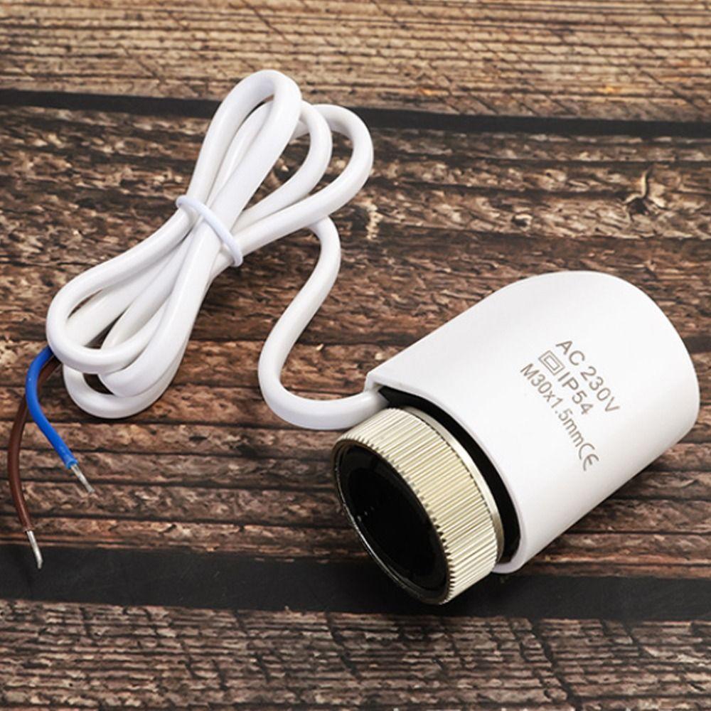 Нормально открытый электрический термопривод M30*1,5 мм без клапана для подогрева пола