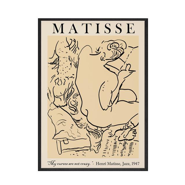 Пикассо Матисс Плакат Картина Ретро Абстрактное украшение для домашнего интерьера Холст Картина Линия Настенные художественные принты Минималистичный геометрический