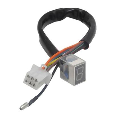 WOSIIKSLL Универсальный индикатор передач для мотоцикла 8 скоростей Цифровой индикатор передач Светодиодный дисплей Датчик индикатора передачи Запасные части