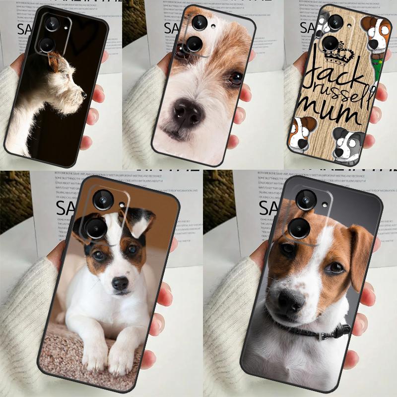 Dog Jack Russell Terrier For Realme 12 Pro Plus 11 10 9 C67 C55 C53 C35 C33 C30 C25s C21Y C15 GT3 GT5 GT Neo 5 Case