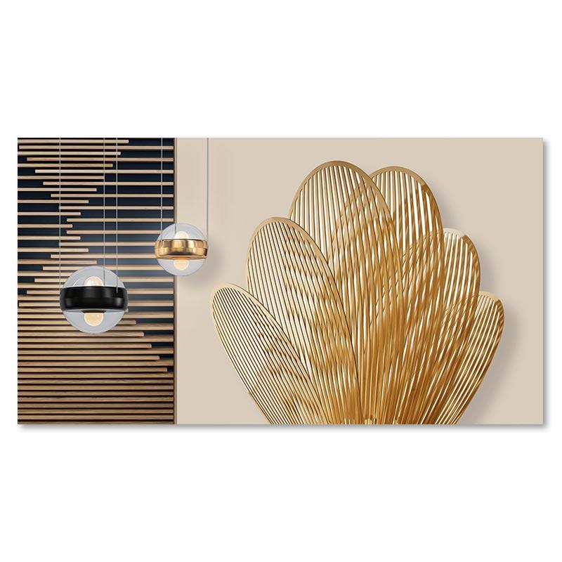 Abstract Large Gold Poster Prints Luxury Minimalist Nordic Decoration Wall Art Modern Canvas Painting Pictures Living Room Decor