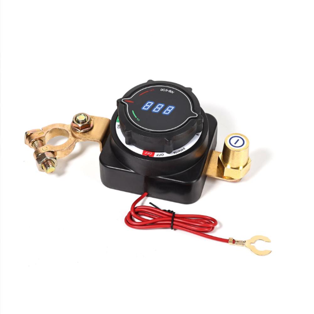 12V 24V Switch Battery Disconnect Switch Battery Management Continuous Current Rating 250A Copper Plated Contacts For RVs