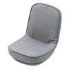 Sanwa Direct Compact Folding Fabric Floor Chair, Gray, 150-SNCF030GY