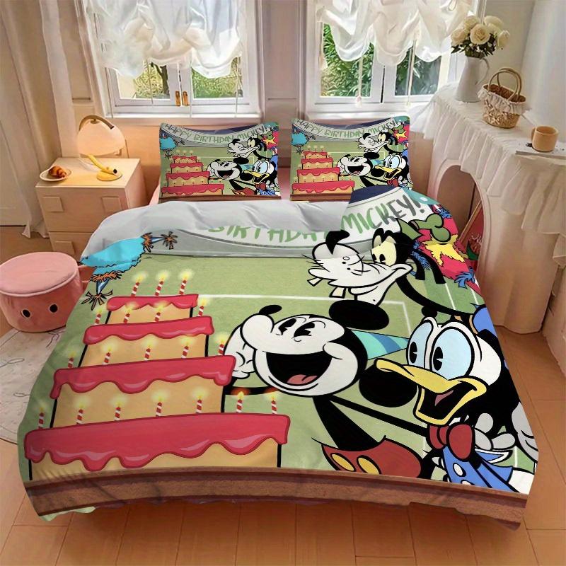 3pcs set Birthday, Celebration, Friends Bedding Set with Duvet Cover + Pillowcases, All-SeasHome and Guest Room Decor-071850